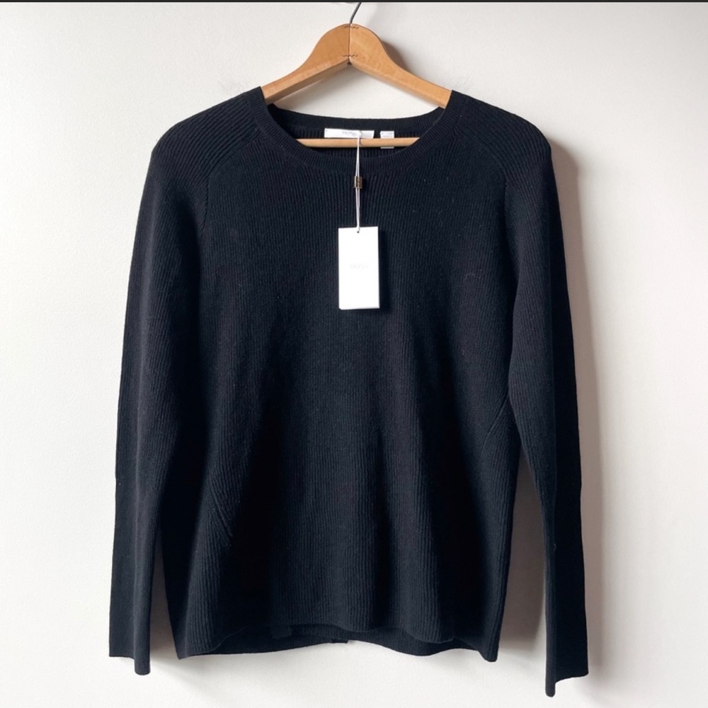 Boss Hugo Boss Back Bow Tie Cashmere Wool Sweater